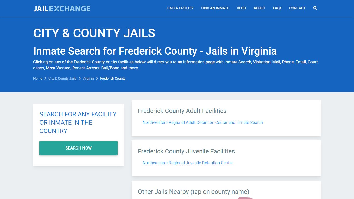 Frederick County Jail Inmates | Arrests | Mugshots | VA